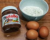 Foto langkah ke 4 dari resep Nutella Brownies Cake 3 bahan.
