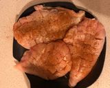 A picture of step 3 of Air fried chicken breasts.