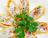 Hình bước làm 3 của món Trứng cuộn