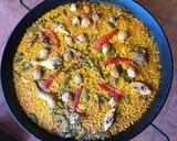 A picture of step 7 of Valencian Paella 🥘.