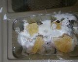 A picture of step 2 of Pinapple White chocolate bar.