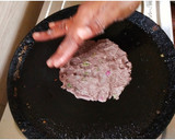 A picture of step 5 of Ragi roti.