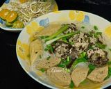 Hình bước làm 3 của món Bún mọc bò viên