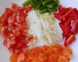 Foto del paso 2 de la receta Arroz con verduras y mostaza