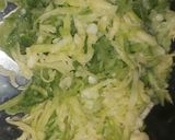 A picture of step 2 of Kairi and dodkyachi chamchamit chutney.