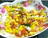 A picture of step 3 of Sweet corn Chaat.