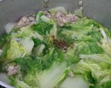Hình bước làm 3 của món Canh cải dún thịt băm