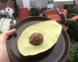 Hình bước làm 1 của món Mousse bơ