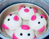 Foto langkah ke 4 dari resep Bakpao Lembut dan menul (Karakter piggy).
