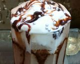 A picture of step 6 of Coffee Ice Cream shake.