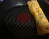 A picture of step 7 of Tamagoyaki [ Japanese rolled omelet].