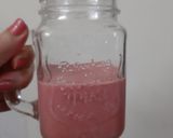A picture of step 2 of Coconut Strawberry Chia Smoothie with Fresh Fruits & Nuts.