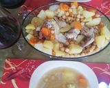 A picture of step 9 of Chicken and Vegetable Puchero.