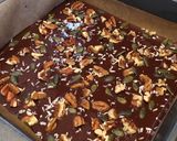 A picture of step 3 of Salted Dark Chocolate Bark.