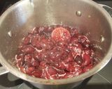 Foto del paso 1 de la receta: Sorbete de cerezas con toque de menta y lima