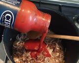 Foto del passaggio 2 della ricetta Polenta con ciuffi di calamaro in umido