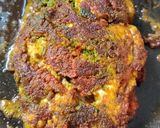 A picture of step 4 of Bheja Fry.