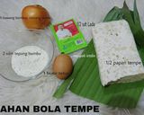 Foto langkah ke 1 dari resep Meat Ball ala Swedia KW (Tempe Ball - olahan tempe).