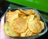 Hình bước làm 3 của món Snack khoai tây lắc phô mai 🥔🍟