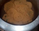 A picture of step 12 of Rajasthani dal dokli.