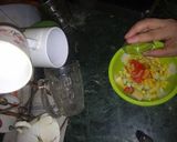 A picture of step 4 of Tomato Cups Sprout Salad.