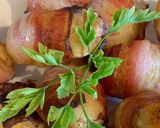 Baconbe tekert krumpli recept fázis 3 fotója