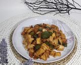 Foto langkah ke 7 dari resep Oseng Tahu Paprika.
