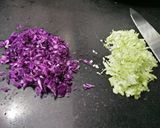 A picture of step 1 of Layered salad.