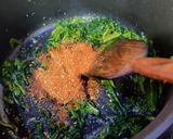 A picture of step 5 of Kashmiri Palak Paneer.