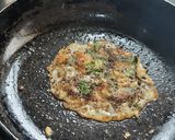 A picture of step 5 of Black pepper masala. egg 🥚 omlate.