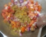 A picture of step 1 of Matar paneer masala.