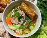Hình bước làm 4 của món Bún Chả Eat Clean