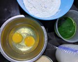 Foto langkah ke 1 dari resep Bolu Kojo Kukus 2 Telur.