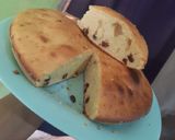 Foto del paso 5 de la receta: Bizcochuelo de vainilla con pasas de uva😋