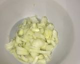 A picture of step 3 of Mexican chicken & rice.