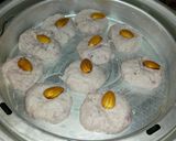 A picture of step 1 of Rose flavoured steamed sandesh.