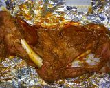 A picture of step 9 of Mutton leg steam roast.