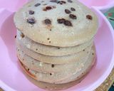 Foto langkah ke 6 dari resep Pancake Coklat Keju Menu Sarapan Keluarga.