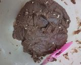 Foto langkah ke 3 dari resep Choco Cashew Cookies Ekonomis (kukis kacang mete).