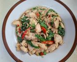 รูปขั้นตอนการทำที่ 3 ของ กะเพราสันในไก่
