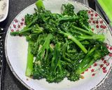 蒜炒青花筍的食譜步驟4照片