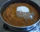 A picture of step 3 of Panchratna halwa.