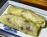 รูปขั้นตอนการทำที่ 8 ของ ข้าวเหนียวผัดห่อกะหล่ำปลี