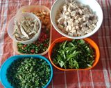 Foto langkah ke 1 dari resep Bothok tempe teri.