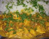 Foto del paso 5 de la receta: Pollo al curry con arroz