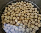 A picture of step 1 of Shahi Chhole Bhature prepared with garam masala.