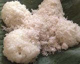 Foto langkah ke 7 dari resep Ketan Serundeng (kelapa kukus putih).