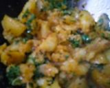 A picture of step 3 of Jeera aloo.
