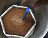 A picture of step 9 of Eggless Chocolate Cake.
