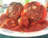 Foto del paso 11 de la receta: Pimentones rellenos con carne